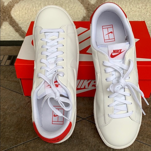 NIKE TENNIS CLASSIC CS WHITE-UNIVERSITY RED MEN’S - Picture 8 of 16